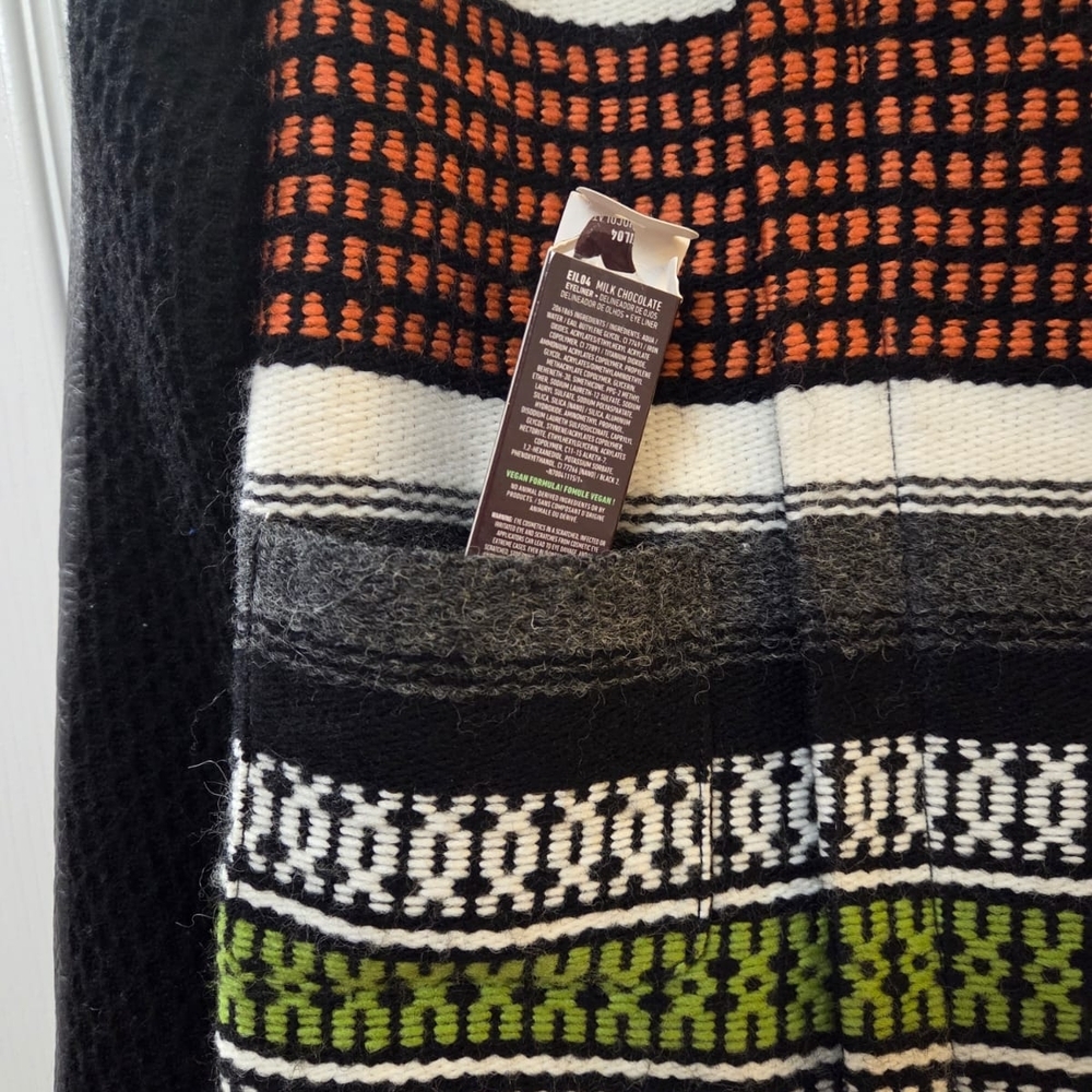 Maje Black Multicolor Patterned Jacket - image 8